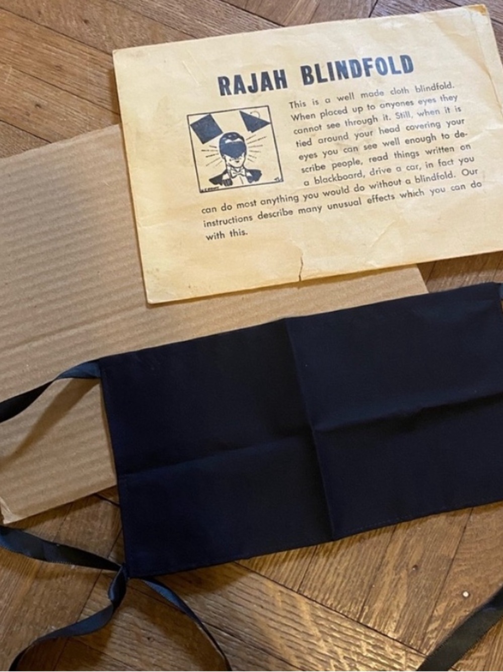 Magical blindfold magician blindfold circus blindfold